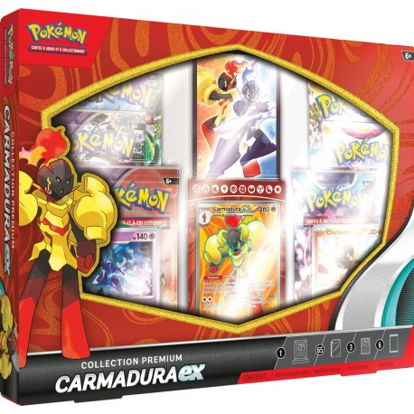 POKÉMON : COFFRET PREMIUM CARMADURA EX Q2 - ASMODEE