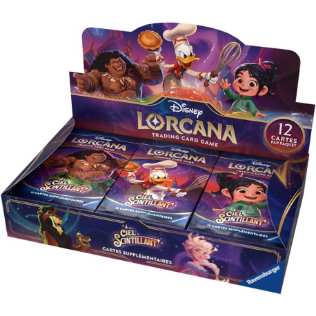 Disney Lorcana TCG - Chapitre 5 : Display de 24 boosters - Ciel Scintillant 