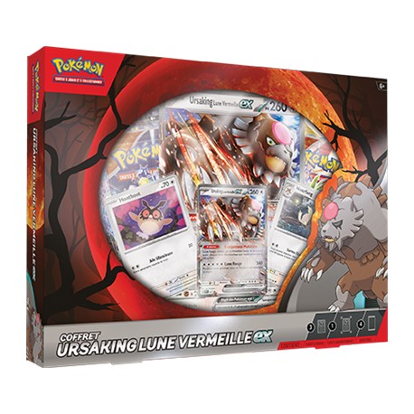 POKÉMON : COFFRET URSAKING LUNE VERMEILLE‑EX - PRECOMMANDE