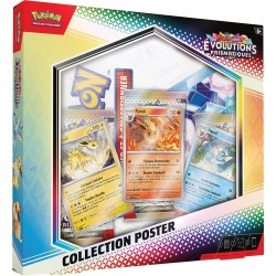 PRECOMMANDE - Pokémon EV8.5 : Ecarlate et Violet/Evolutions Prismatiques - Coffret Poster 3 Boosters - Cartes - ASMODEE